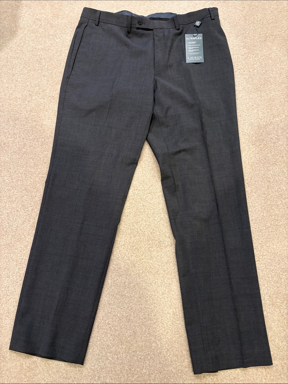 Lauren Ralph Lauren Dark Charcoal Dress Trousers